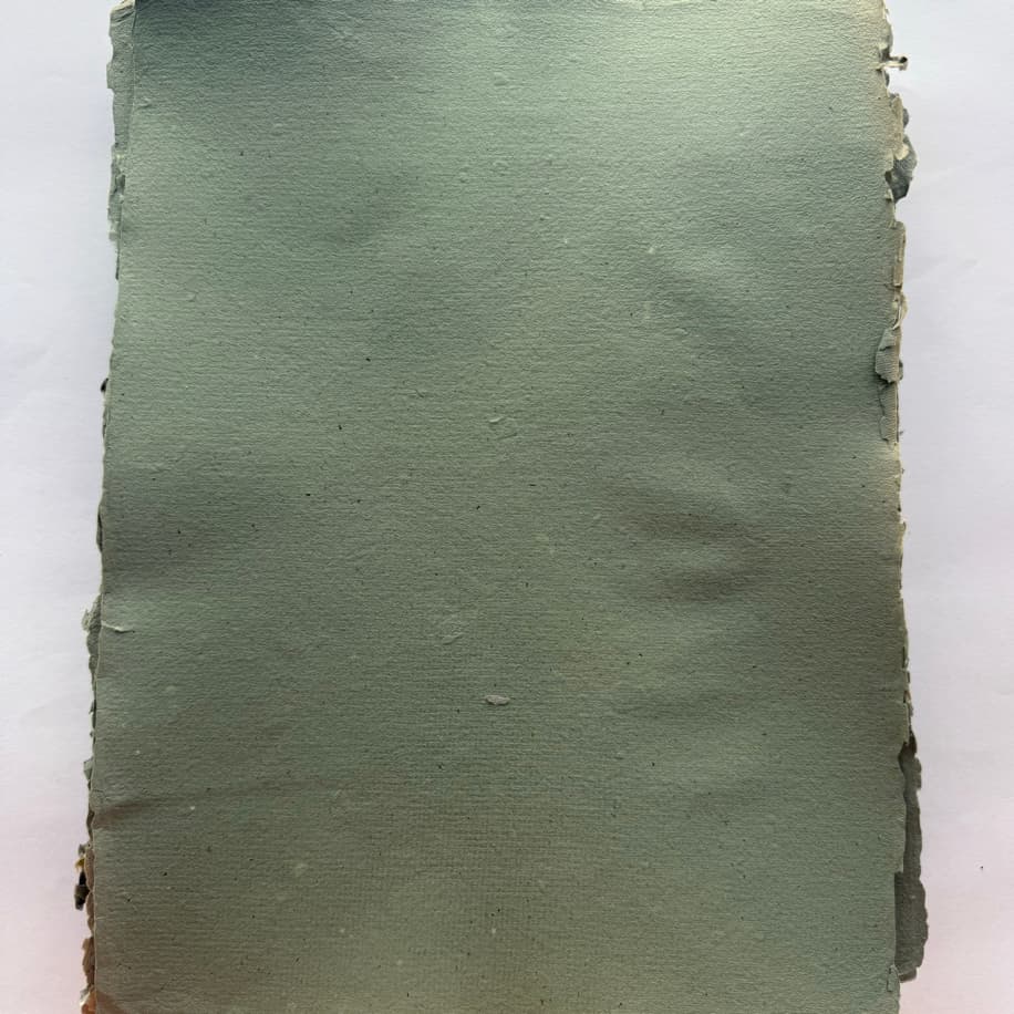 El Yapımı Kâğıt - Yeşil Gri – 3