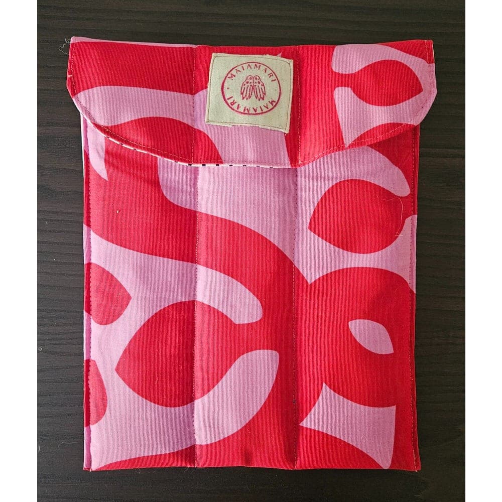 Pembe - Kırmızı Puffer Tablet & Kitap Çantası