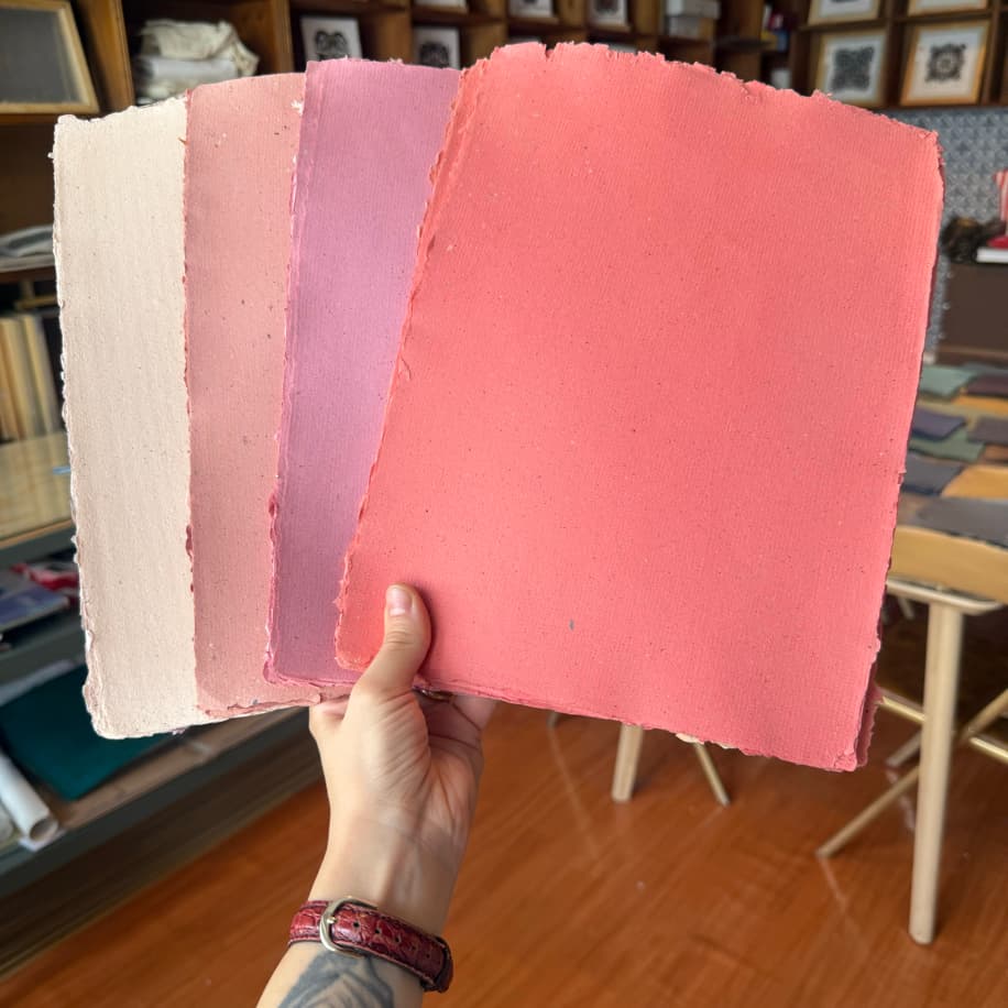 El Yapımı Kâğıt - Şeker Pembe – 4