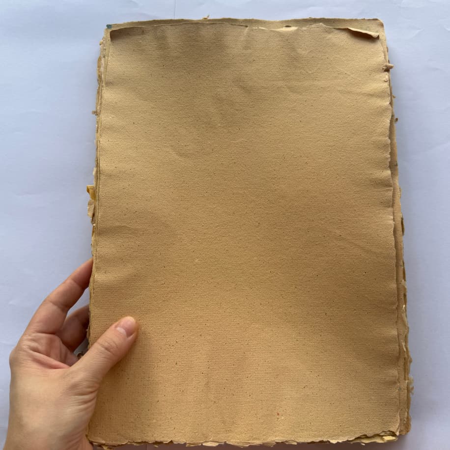 El Yapımı Kâğıt - Koyu bej – 2